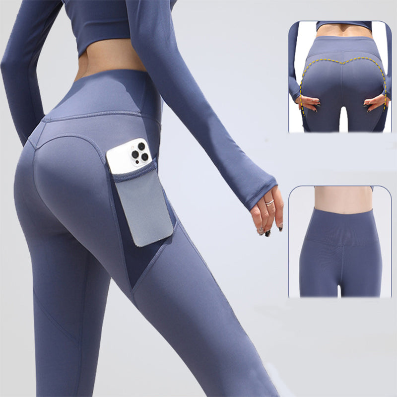 Load image into Gallery viewer, Gym Sport Seamless Leggings With Pockets Push Up High Waist Pants Women Fitness Running Yoga Pants Gym Sport Seamless Leggings
