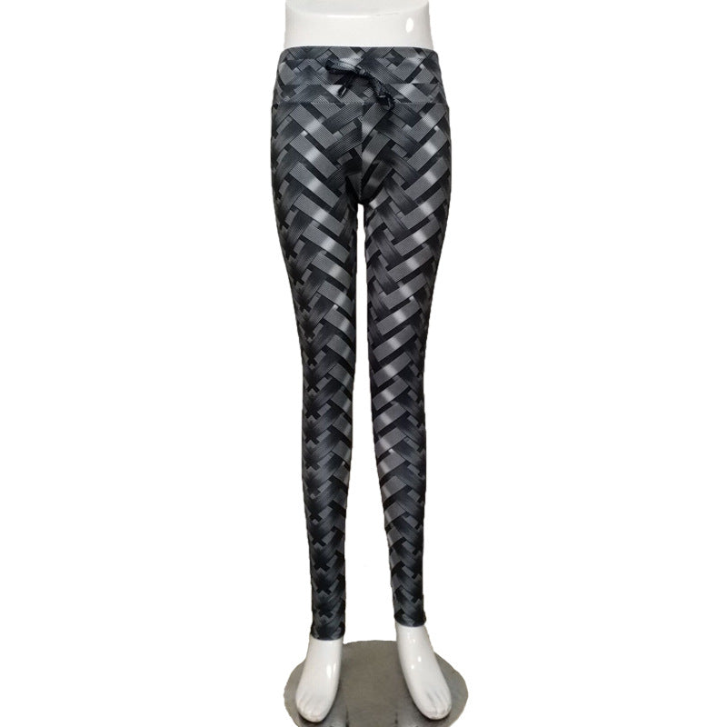 Load image into Gallery viewer, High Waist Iron Armor Weave Print Push Up Yoga/Workout Leggings
