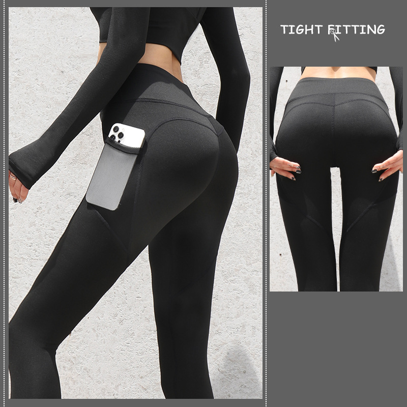 Load image into Gallery viewer, Gym Sport Seamless Leggings With Pockets Push Up High Waist Pants Women Fitness Running Yoga Pants Gym Sport Seamless Leggings
