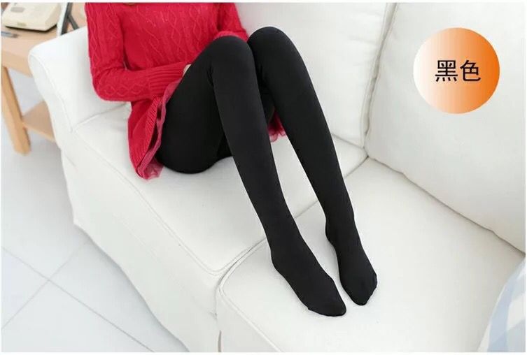 Load image into Gallery viewer, Leggings Women&amp;#039;s Autumn And Winter Plus Velvet Thick Bare Legs Artifact
